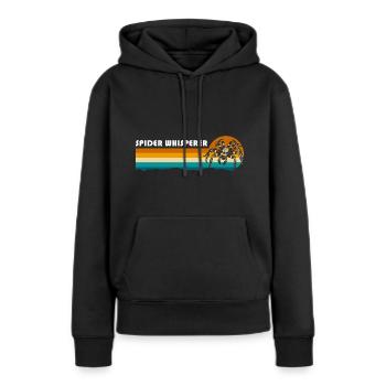 Spinne Netz Biss - Frauen Premium Bio Hoodie - Schwarz - Vorne - Julia (174cm)