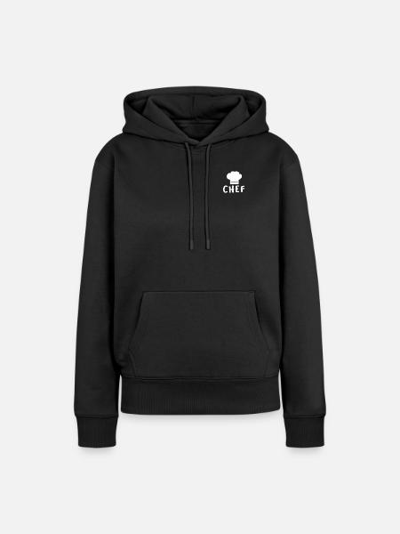 Der Chefkoch/köchin - Frauen Premium Bio Hoodie - Schwarz