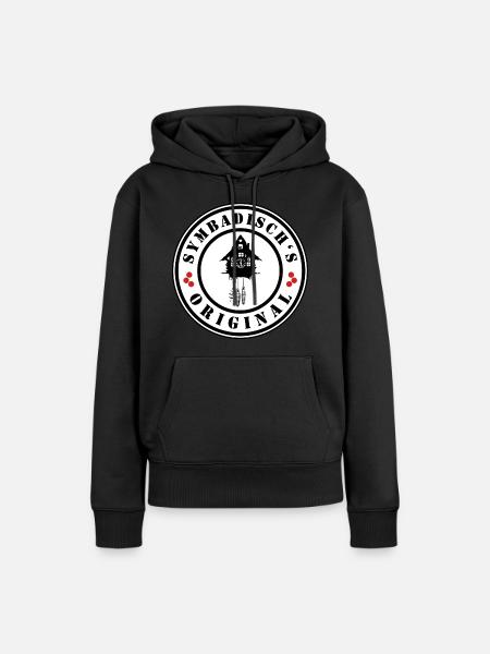 Symbadisch´s Original - Frauen Premium Bio Hoodie - Schwarz