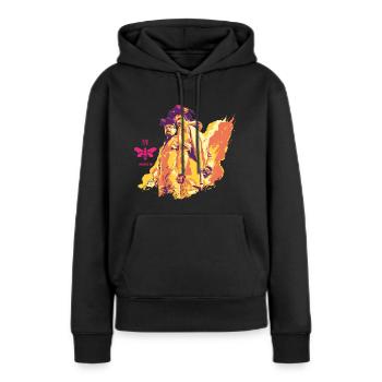 Breaking Bad White & Pinkman - Sweat à capuche Premium bio Femme - noir - Devant - Julia (174cm)