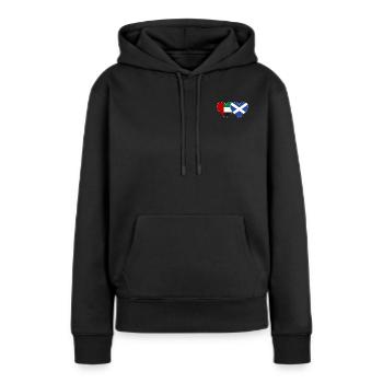 Émirats arabes unis Drapeau de l’Écosse - Sweat à capuche Premium bio Femme - noir - Devant - Julia (174cm)