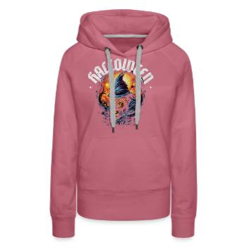 Halloween - Grim Reaper - Frauen Premium Bio Hoodie - Malve - Vorne - Isabella (175cm)