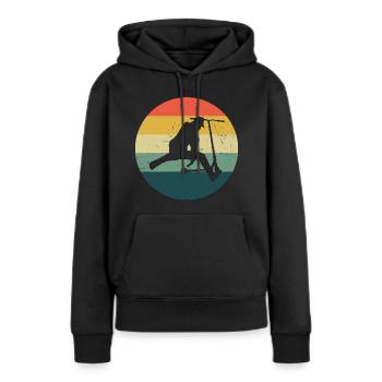 Scooter Scooter Stunt Stunt Scooter Stunt Roller - Sweat à capuche Premium bio Femme - noir - Devant - Julia (174cm)