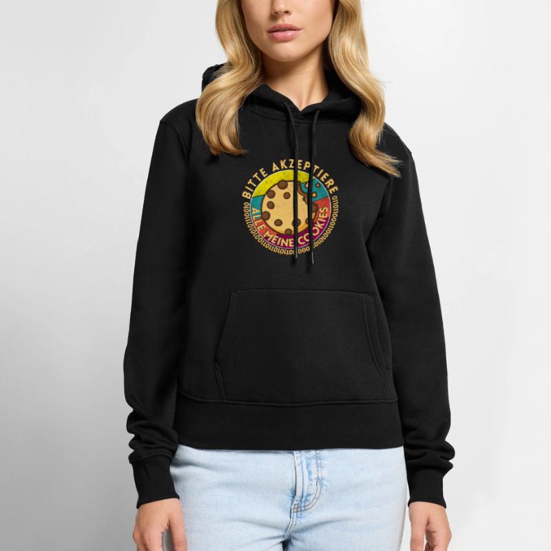 Retro Informatiker Coding Admin Sprüche Frauen Premium Bio Hoodie