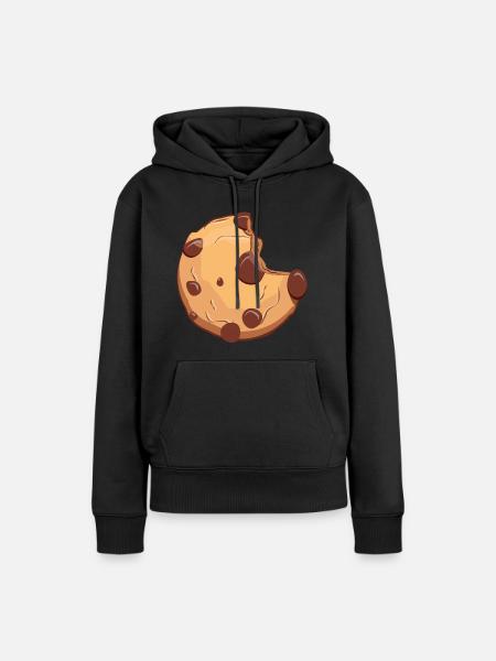 Chocolate Cookie - Frauen Premium Bio Hoodie - Schwarz