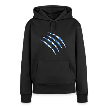 Bayern - Frauen Premium Bio Hoodie - Schwarz - Vorne - Julia (174cm)