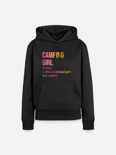 Camper Camper Camper - Frauen Premium Bio Hoodie - Schwarz
