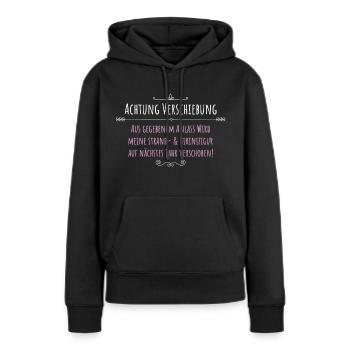 Lustiges Bikinifigur T-Shirt für den Sommer - Frauen Premium Bio Hoodie - Schwarz - Vorne - Julia (174cm)