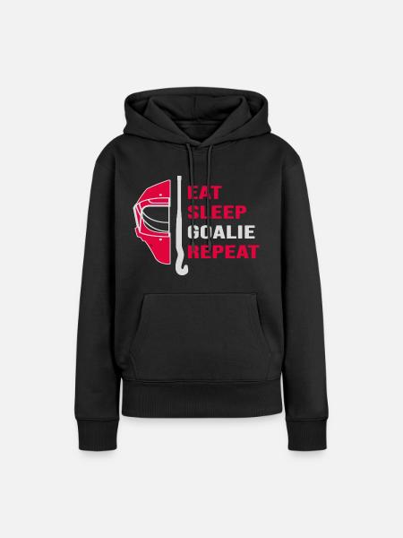 Hockey Field Hockey Goalie HockeyGoalie Hockey - Women’s Premium Organic Hoodie - black