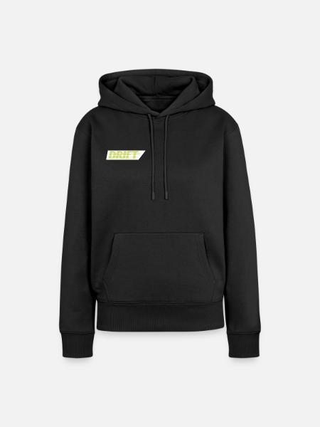 Drift Green - Frauen Premium Bio Hoodie - Schwarz
