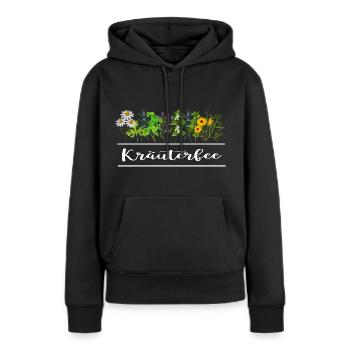 gärtner kräuterfee gartenarbeit garten - Frauen Premium Bio Hoodie - Schwarz - Vorne - Julia (174cm)