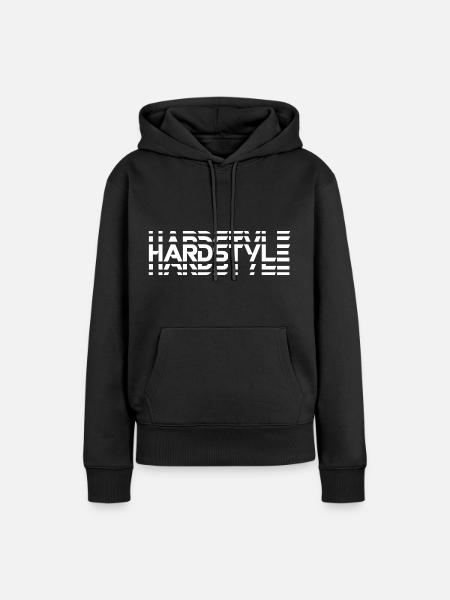 Hardstyle - Musique Hardstyle - Fastival -Rave -Edm - Sweat à capuche Premium bio Femme - noir