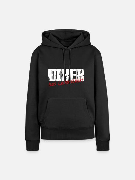 Biker aus Leidenschaft - Frauen Premium Bio Hoodie - Schwarz