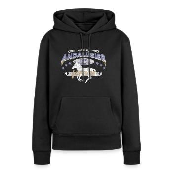 Andalusier Pferd Pferderasse beste Freunde - Frauen Premium Bio Hoodie - Schwarz - Vorne - Julia (174cm)