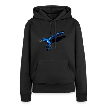 Colibri insecte nectar cadeau enfants hummingbird - Sweat à capuche Premium bio Femme - noir - Devant - Julia (174cm)