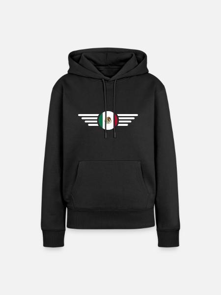Mexiko - Frauen Premium Bio Hoodie - Schwarz
