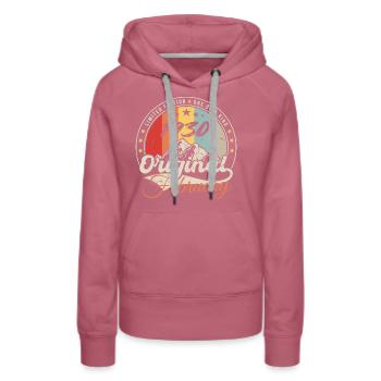 Birthday Gift February 1930 Vintage 94 Years - Women’s Premium Organic Hoodie - mauve - Front - Isabella (175cm)