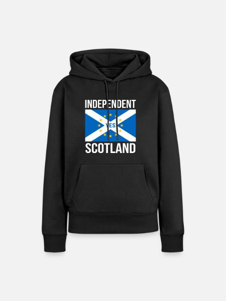 SCOTTISH INDEPENDENCE INDEPENDENT SCOTLAND - EU - Women’s Premium Organic Hoodie - black