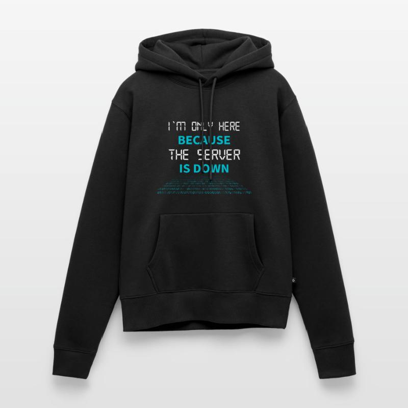 Nerd Coder Server Download Error 404 Women’s Premium Organic Hoodie