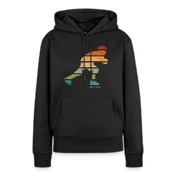 Rollerblades Rollerblades - Frauen Premium Bio Hoodie - Schwarz - Vorne - Julia (174cm)