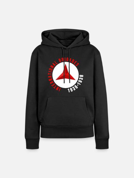 Internationale Brigaden - Frauen Premium Bio Hoodie - Schwarz