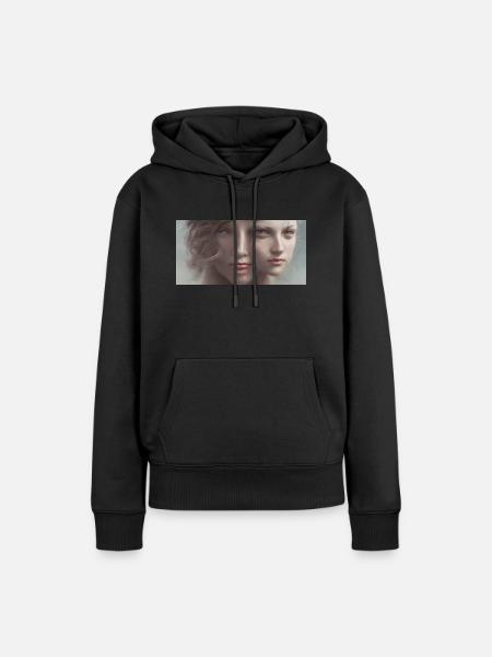 Renaissance - Frauen Premium Bio Hoodie - Schwarz