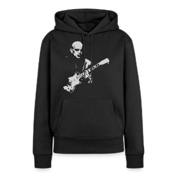 nosferatu roches 8 - Sweat à capuche Premium bio Femme - noir - Devant - Julia (174cm)