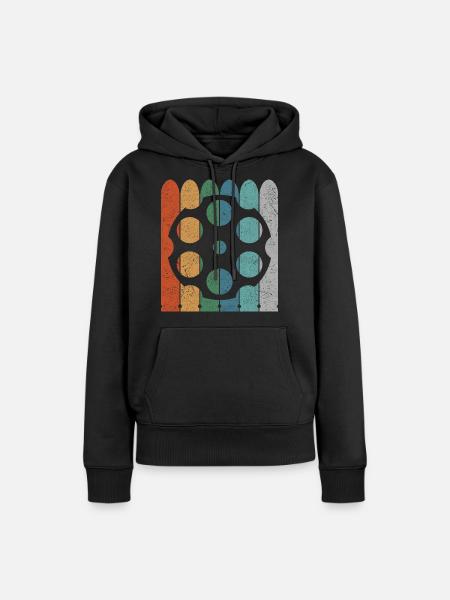 Revolver Trommel - Frauen Premium Bio Hoodie - Schwarz