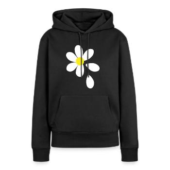 Daisy gift - Women’s Premium Organic Hoodie - black - Front - Julia (174cm)