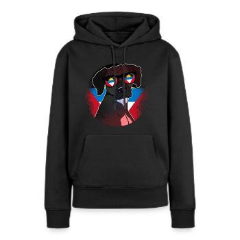 Antigua and Barbuda - Women’s Premium Organic Hoodie - black - Front - Julia (174cm)