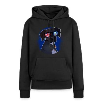 Falkland Islands - Women’s Premium Organic Hoodie - black - Front - Julia (174cm)