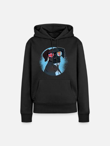 Fidschi - Frauen Premium Bio Hoodie - Schwarz