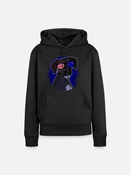 Neuseeland - Frauen Premium Bio Hoodie - Schwarz