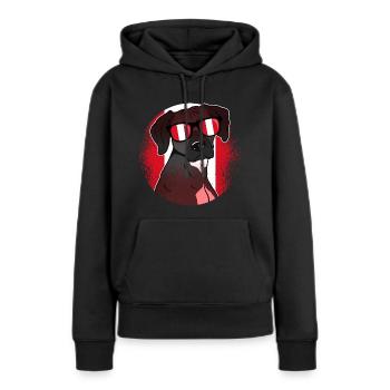 Peru - Women’s Premium Organic Hoodie - black - Front - Julia (174cm)