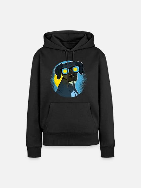 Palau - Frauen Premium Bio Hoodie - Schwarz