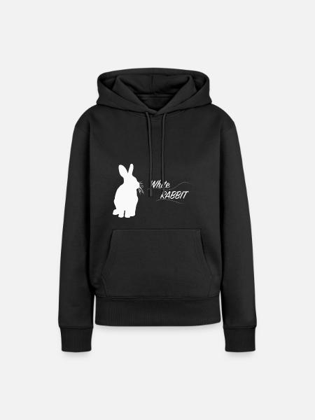 Bunny - Frauen Premium Bio Hoodie - Schwarz
