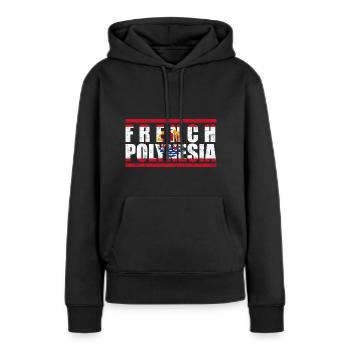 Französisch-Polynesien - Frauen Premium Bio Hoodie - Schwarz - Vorne - Julia (174cm)