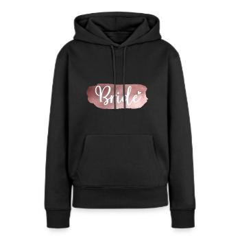 Rosegold Team Bride - Gear! Personalizable - Women’s Premium Organic Hoodie - black - Front - Julia (174cm)