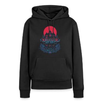 La clinique des cauchemars - Sweat à capuche Premium bio Femme - noir - Devant - Julia (174cm)