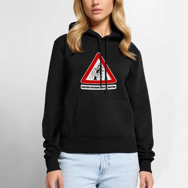 explodierende bäume,  exploding trees Austria Frauen Premium Bio Hoodie