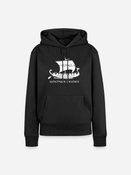 2690 Wikinger Cruises - Frauen Premium Bio Hoodie - Schwarz