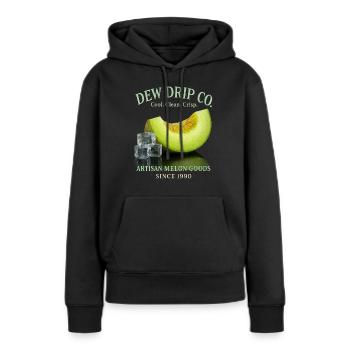 Melon Fruit Summer Holiday Lemonade - Women’s Premium Organic Hoodie - black - Front - Julia (174cm)