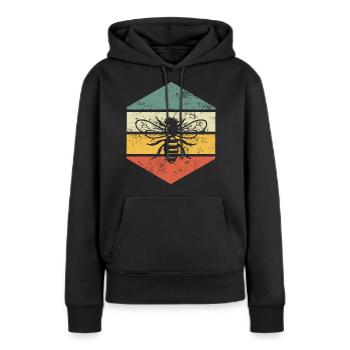 Imker Zeidler Imkerei Bienenzüchter Bienenvater - Frauen Premium Bio Hoodie - Schwarz - Vorne - Julia (174cm)