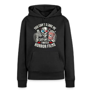 Horrorfilme Liebhaber lustiges Geschenk - Frauen Premium Bio Hoodie - Schwarz - Vorne - Julia (174cm)