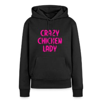 Hühnerzüchterin Landwirtin Farmerin Geschenk Huhn - Frauen Premium Bio Hoodie - Schwarz - Vorne - Julia (174cm)