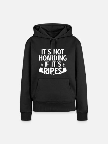Rohre Rohre - Frauen Premium Bio Hoodie - Schwarz