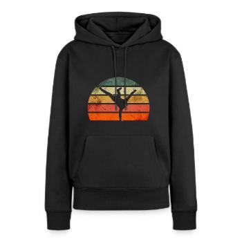 Breakdancing Breakdance Tanzen - Frauen Premium Bio Hoodie - Schwarz - Vorne - Julia (174cm)