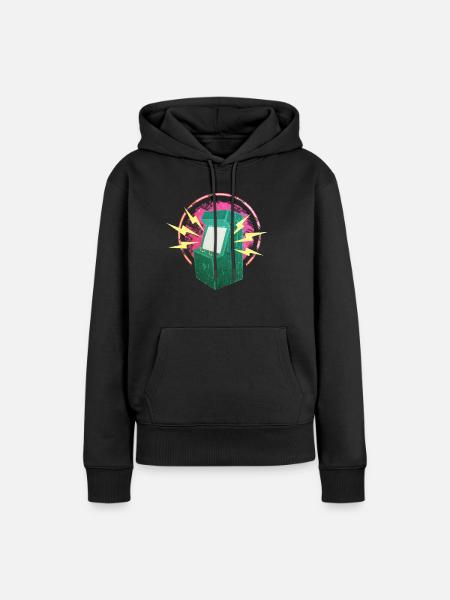 Videospielautomate - Frauen Premium Bio Hoodie - Schwarz
