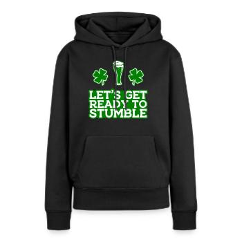 St. Patricks Day Trinken Alkohol Bier Irland - Frauen Premium Bio Hoodie - Schwarz - Vorne - Julia (174cm)