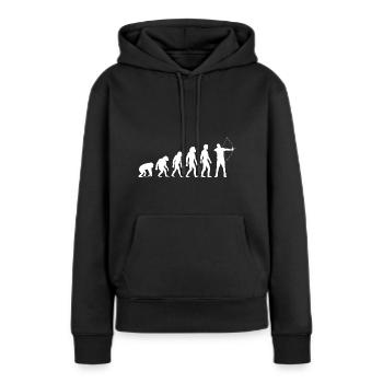 Archer Archer Evolution Bow - Women’s Premium Organic Hoodie - black - Front - Julia (174cm)